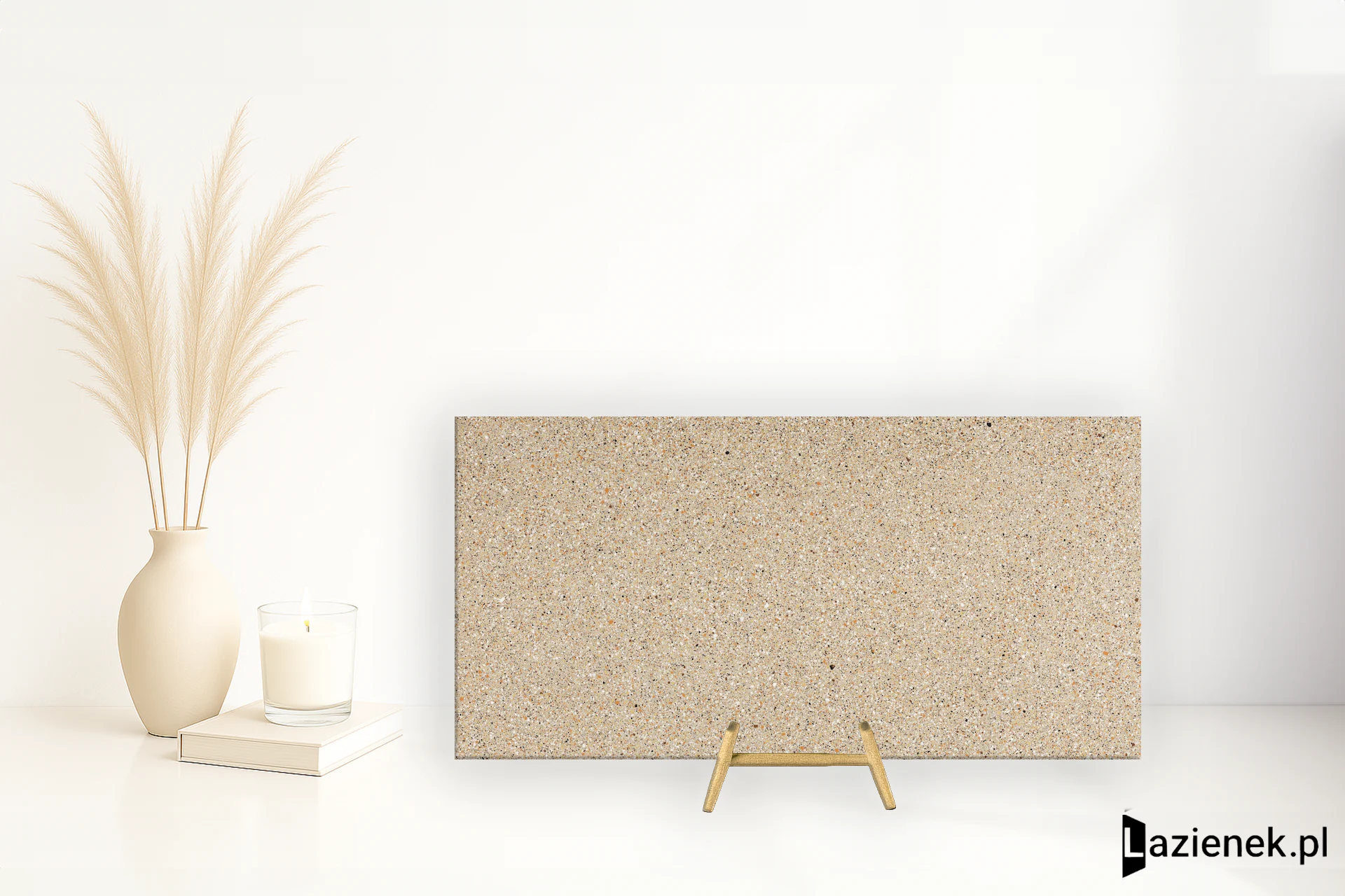 Graniti Fiandre Il Veneziano Seminato Beige polerowana 60x120 cm gr. 10 mm - płytka rektyfikowana / AL242X1064